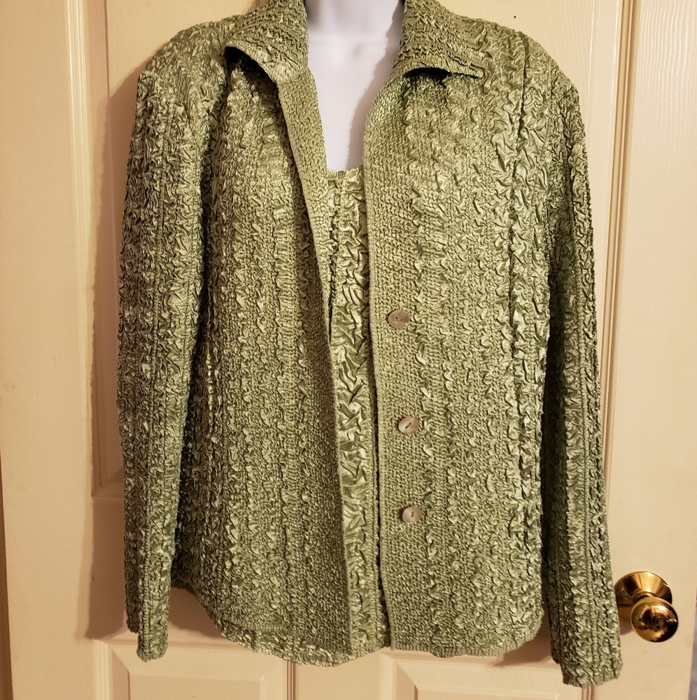 2-pc. Rafael Essential brand jacket & tank size L